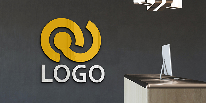 Logo-skilt i PVC